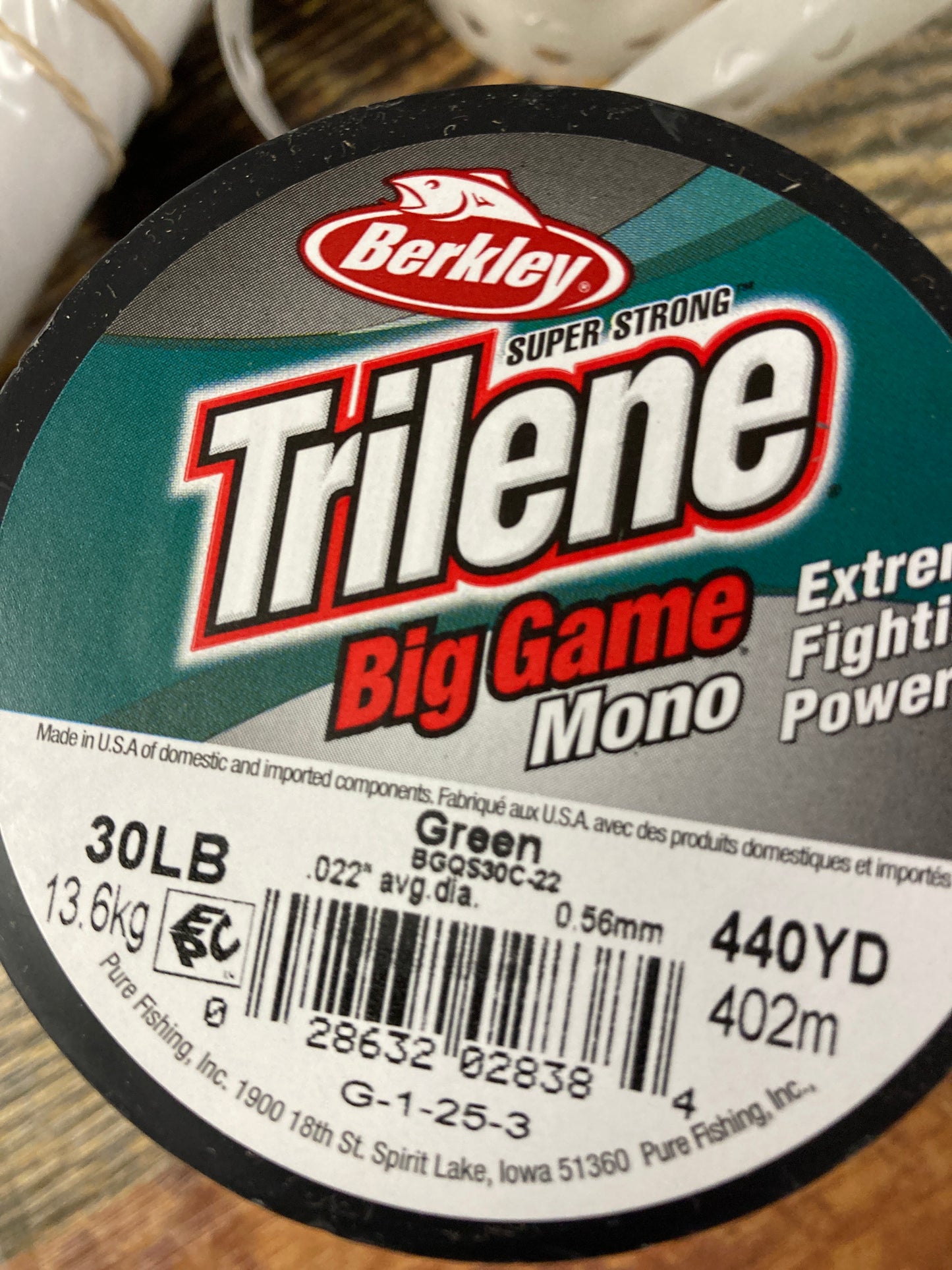 Berkley Trilene Big Game 30 lb. 440 yd Green