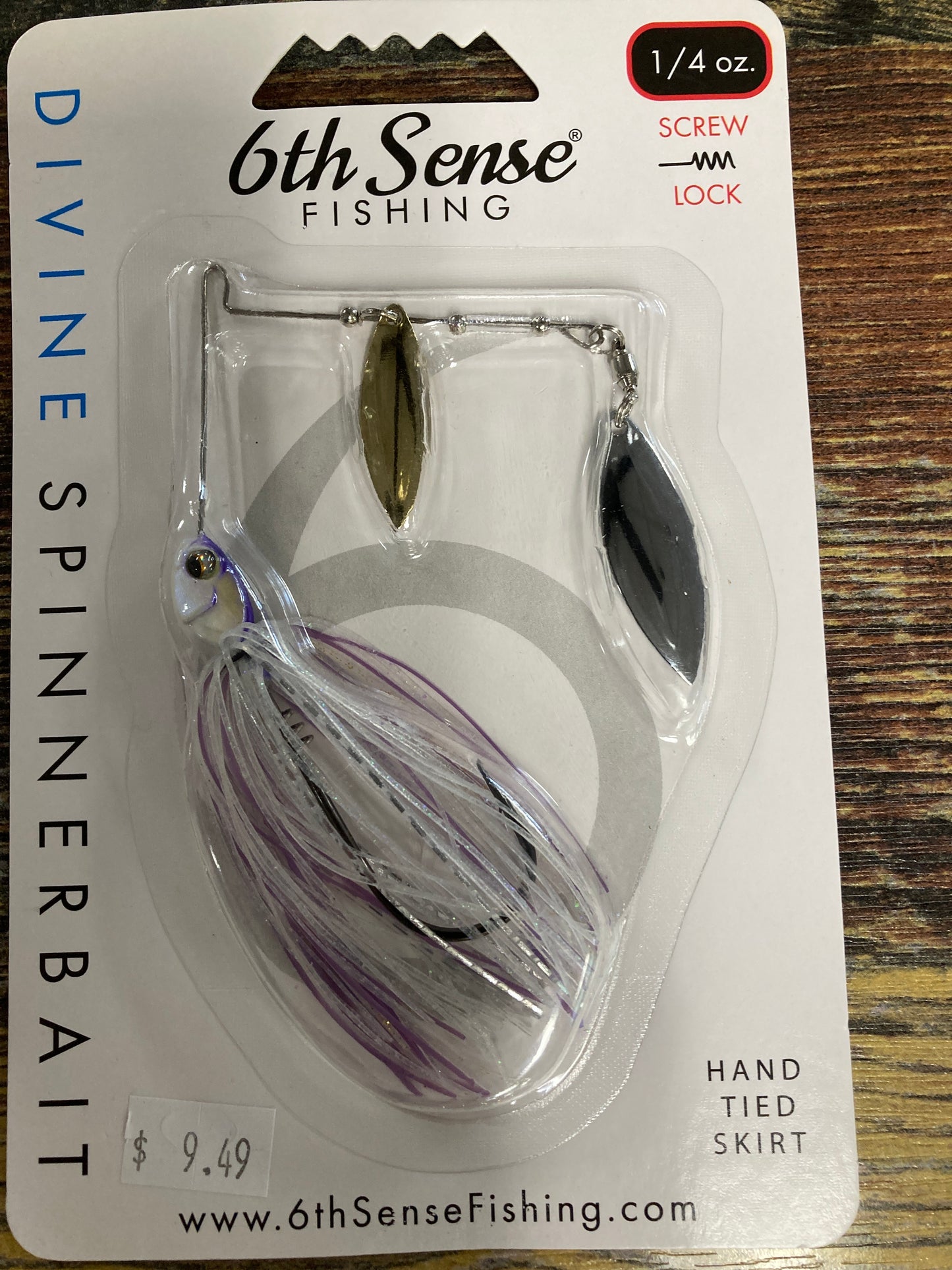 6th Sense Divine Spinnerbait 1/4 oz. Lavender Shad