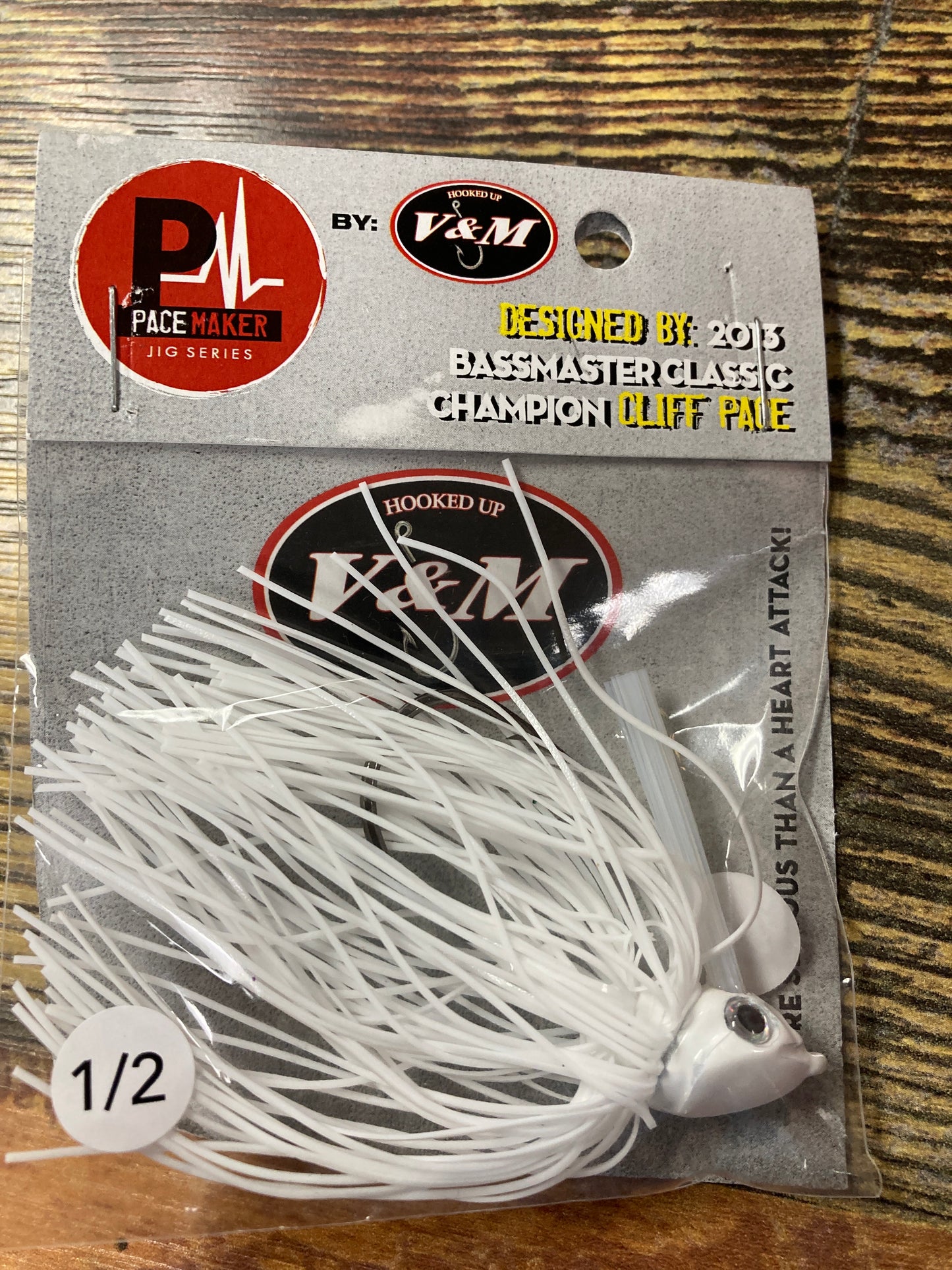 V&M Pulse Swim Jig 1/2 oz. White