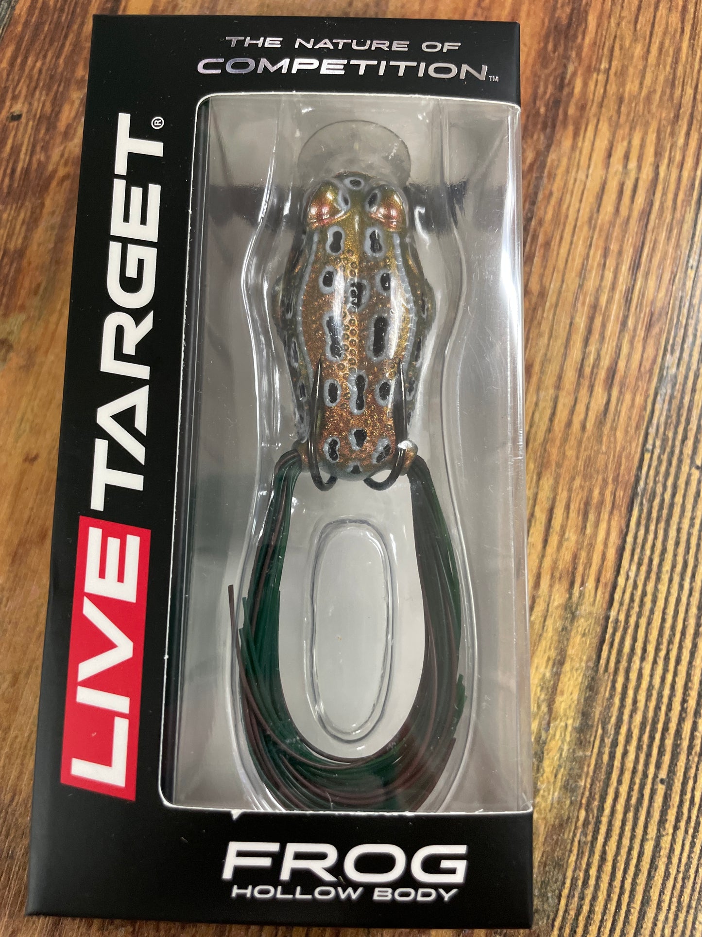 Live Target Frog Hollow Body 2” Popping Green/Chameleon