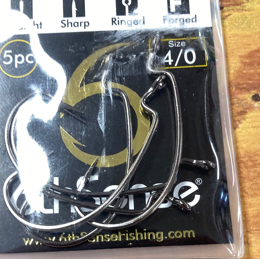 6th Sense Stout Wide Gap Hooks 4/0