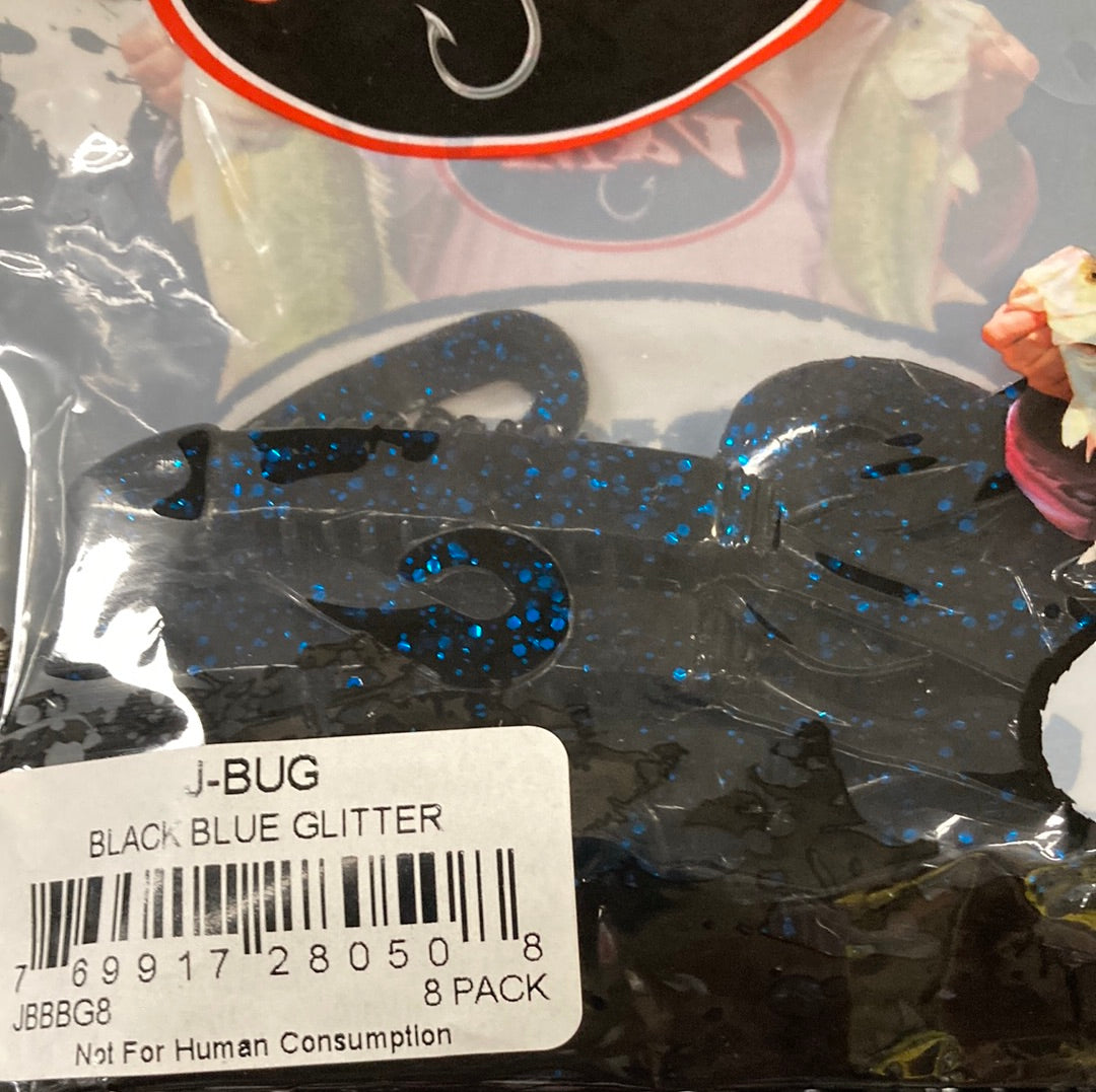 V&M J-Bug - Black Blue Glitter