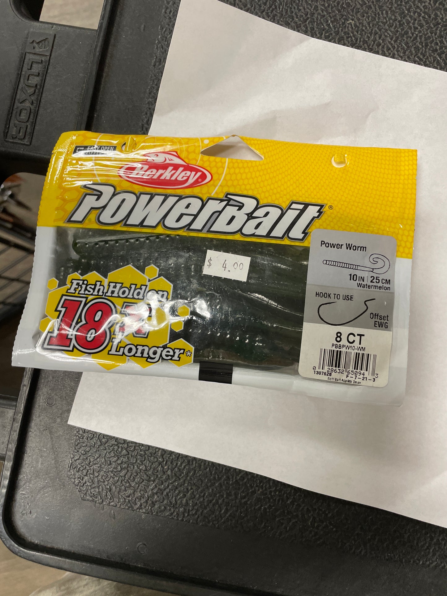 Berkley Power Worm 10” Watermelon