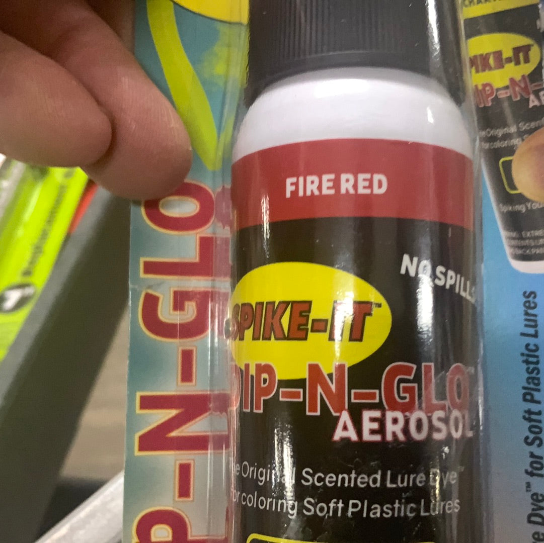 Spike It Dip-N-Glow Aerosol Fire Red Garlic
