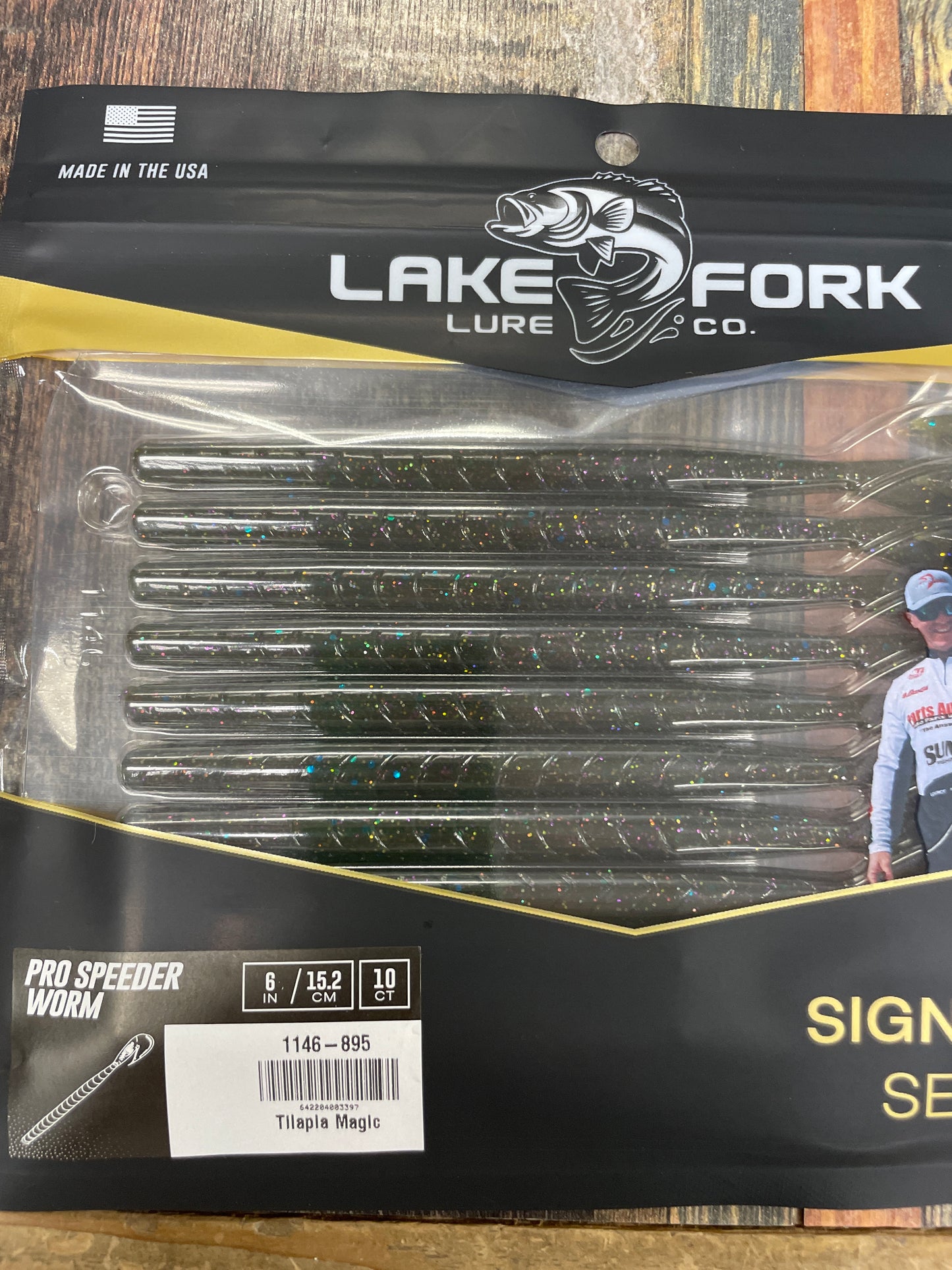 LFL Pro Speeder Worm 6” Tilapia Magic
