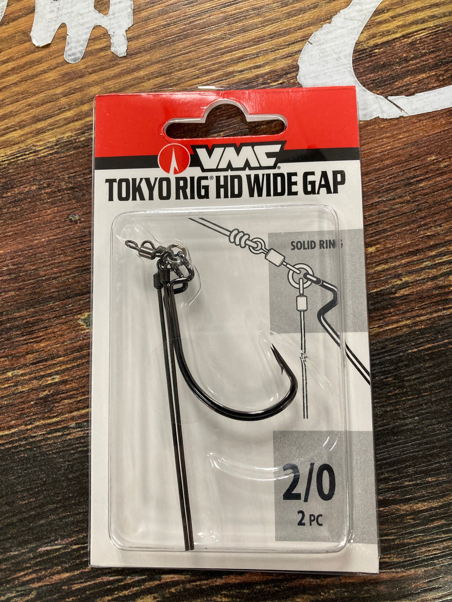 VMC Tokyo Rig HD Wide Gap Hook 2/0