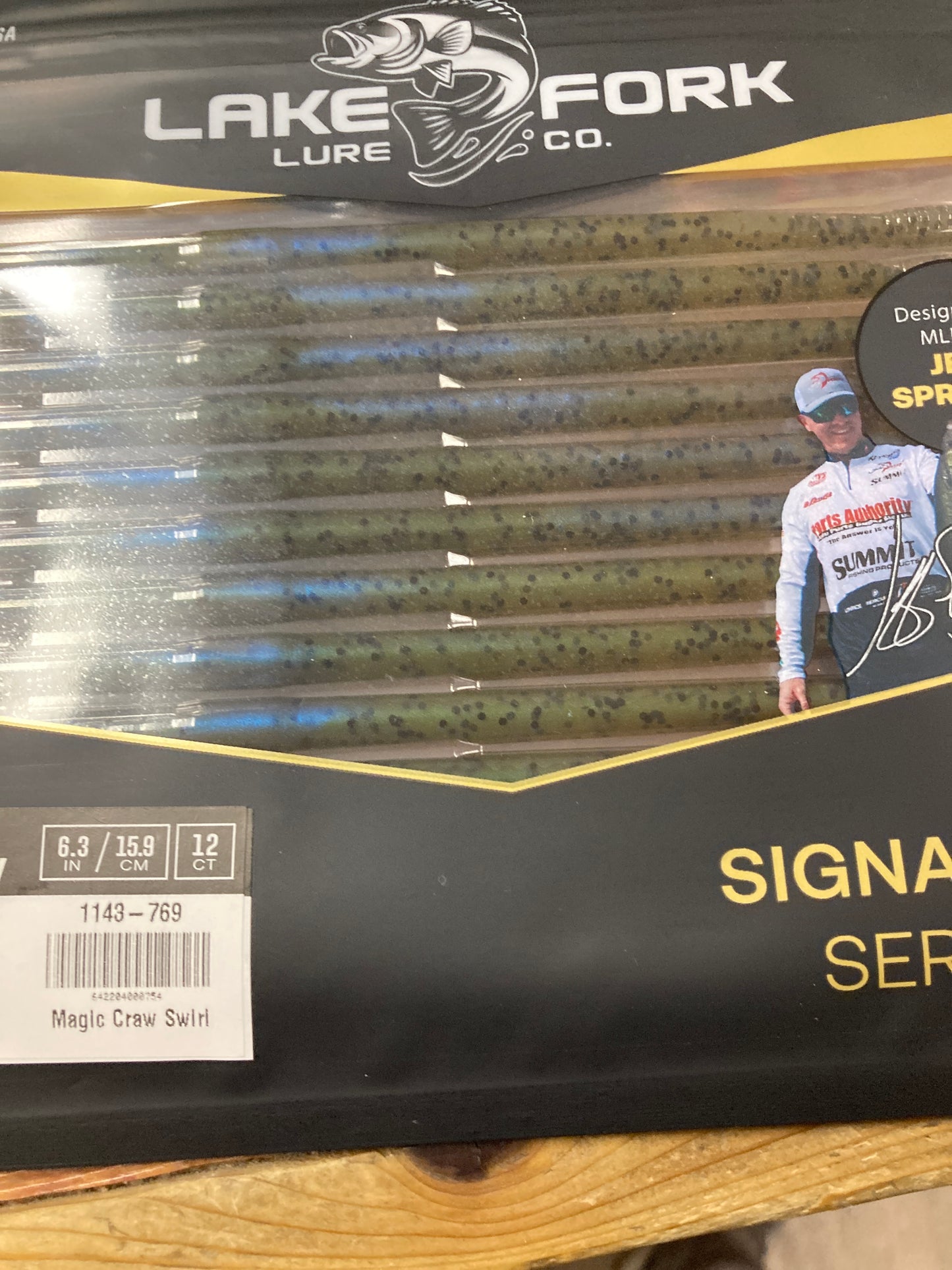 Lake Fork Lures Pro Flat Worm Magic Craw Swirl