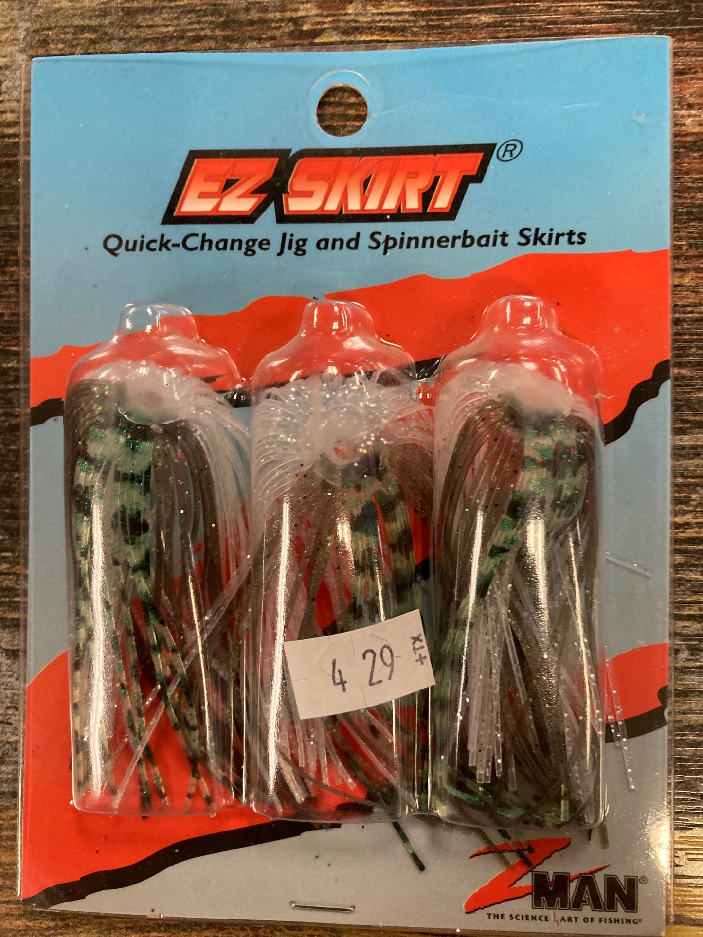 Z Man EZ Skirts - 3 Pack Greenback Shad