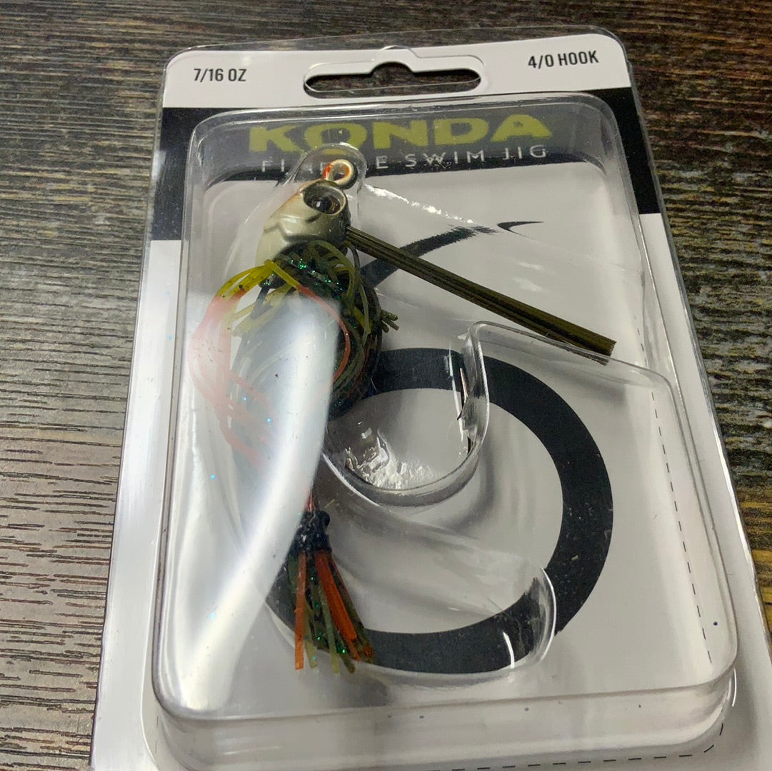 KONDA Finesse Swim Jig 7/16 oz. 4/0 - 4K Shad