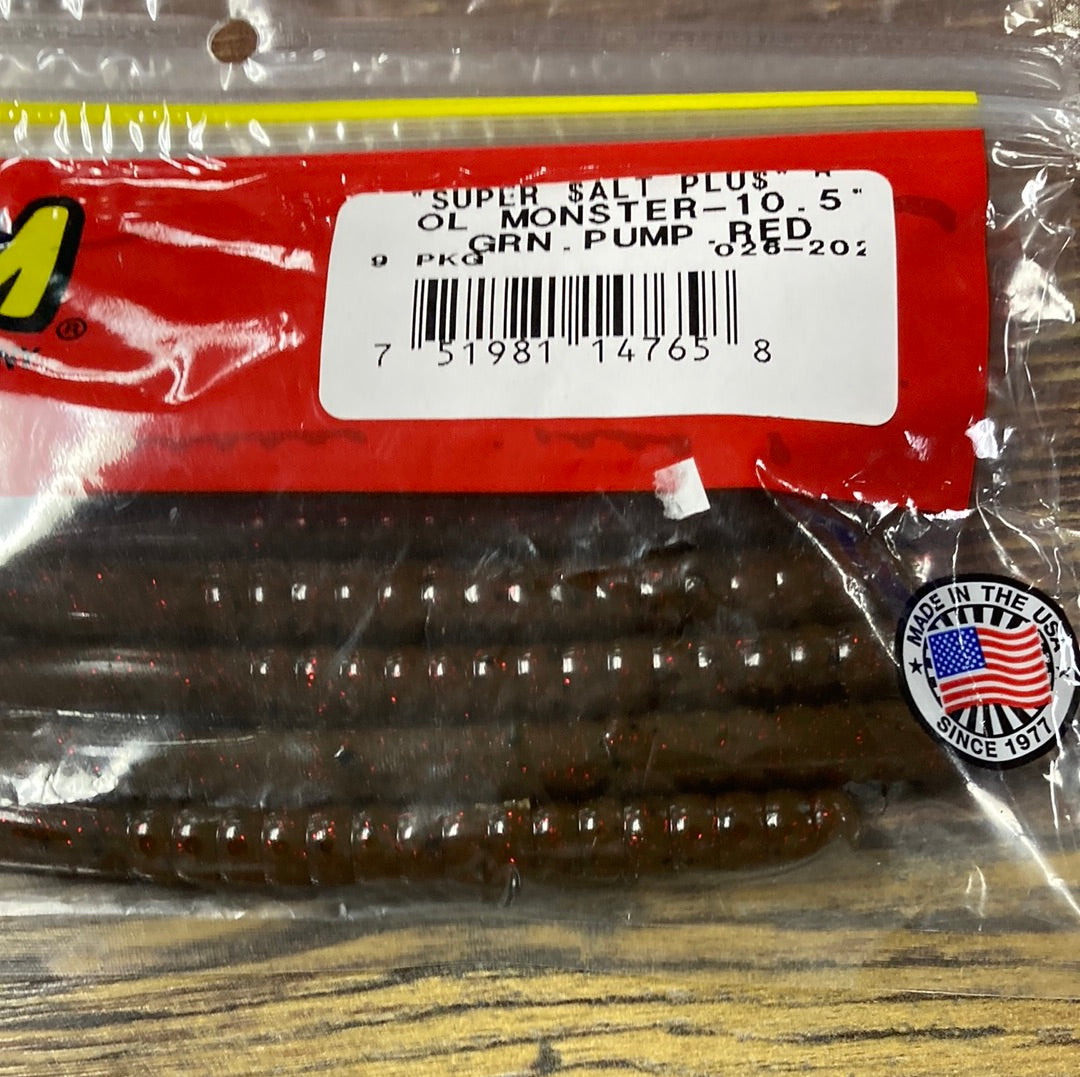 Zoom O'l Monster - Green Pumpkin Red