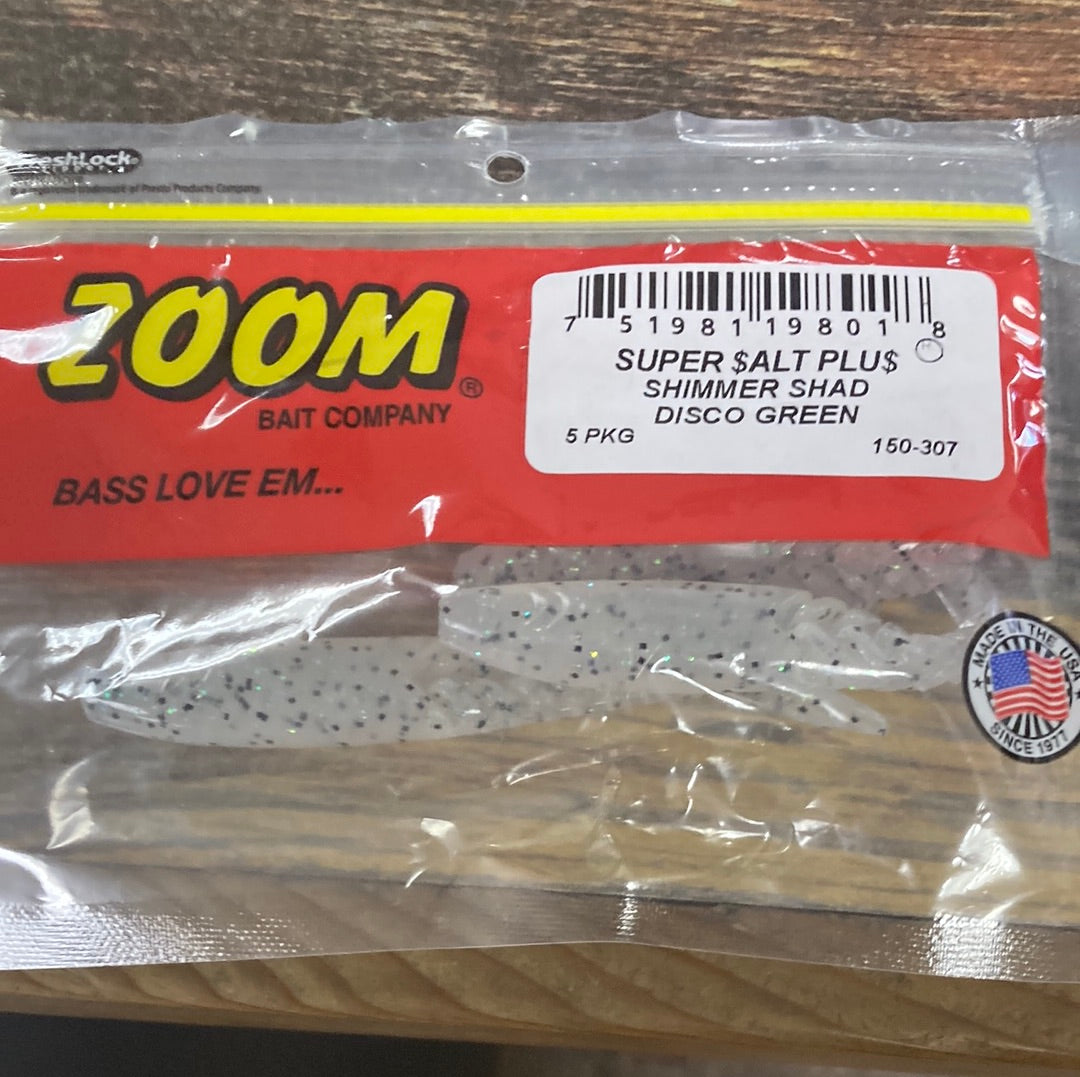 Zoom Shimmer Shad - Disco Green