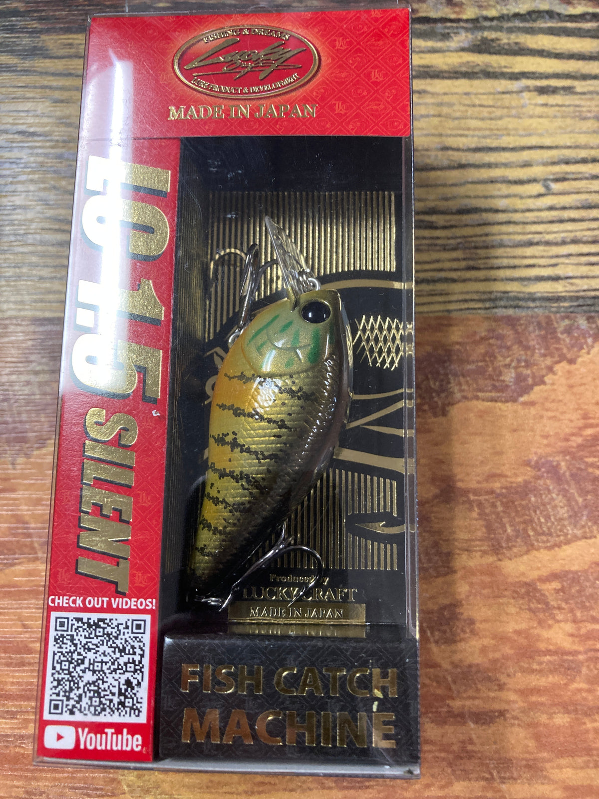 Lucky Craft 1.5 1/2 oz 2.4” Gold Pumpkinseed