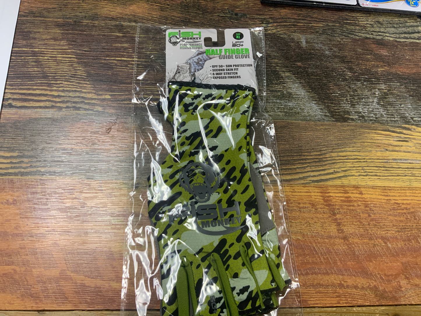 Fish Monkey Half Finger Gloves - Camo