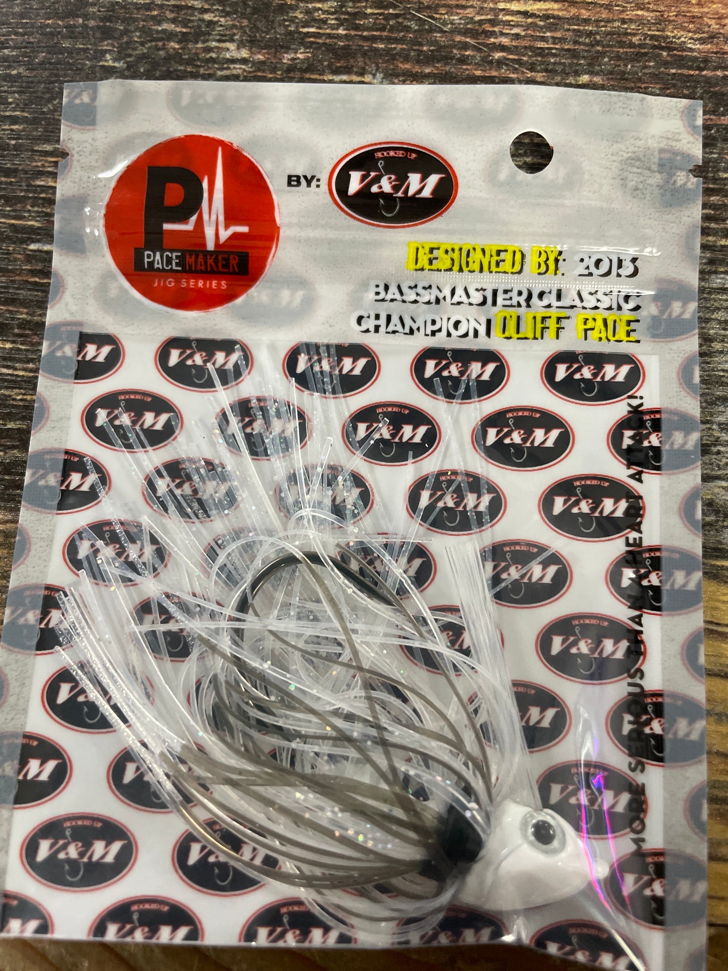 V&M Pulse Swim Jig 1/2 oz. Cajun Glimmer Shad