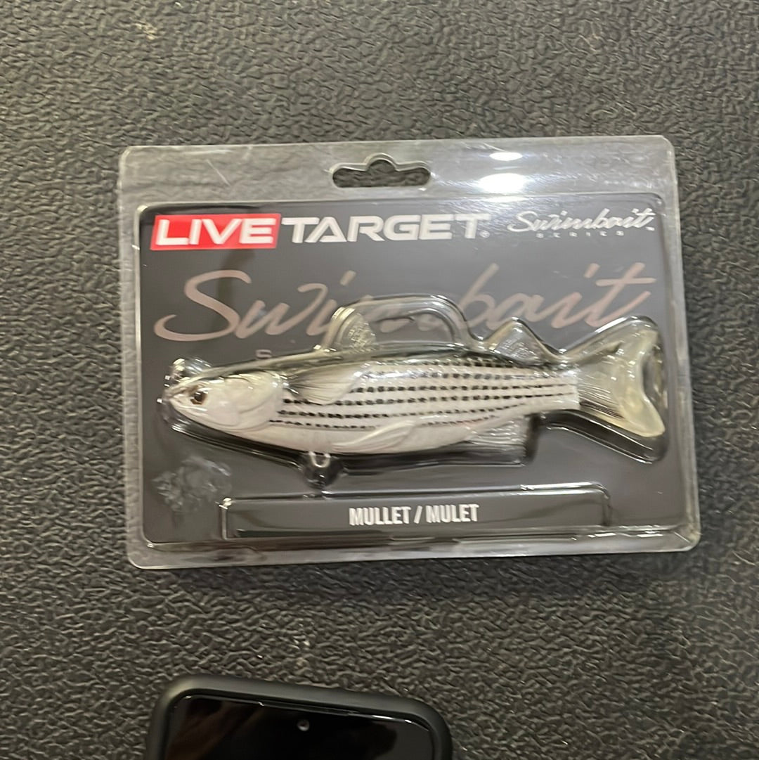 Live Target Swimbait Mullet/Mulet 5-1/2” 1-1/2 oz.