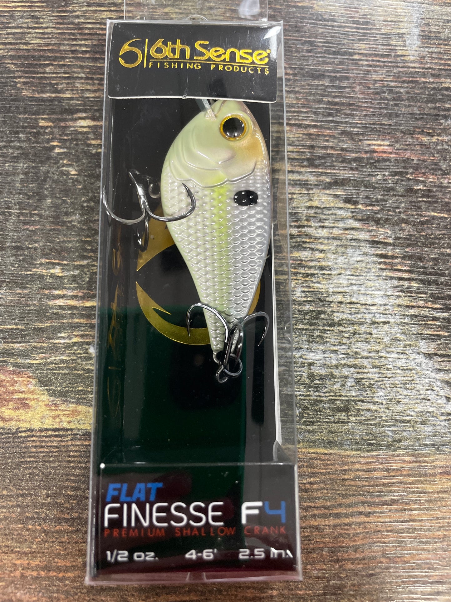 6th Sense Flat Finesse F4 1/2 oz. Wild Shad