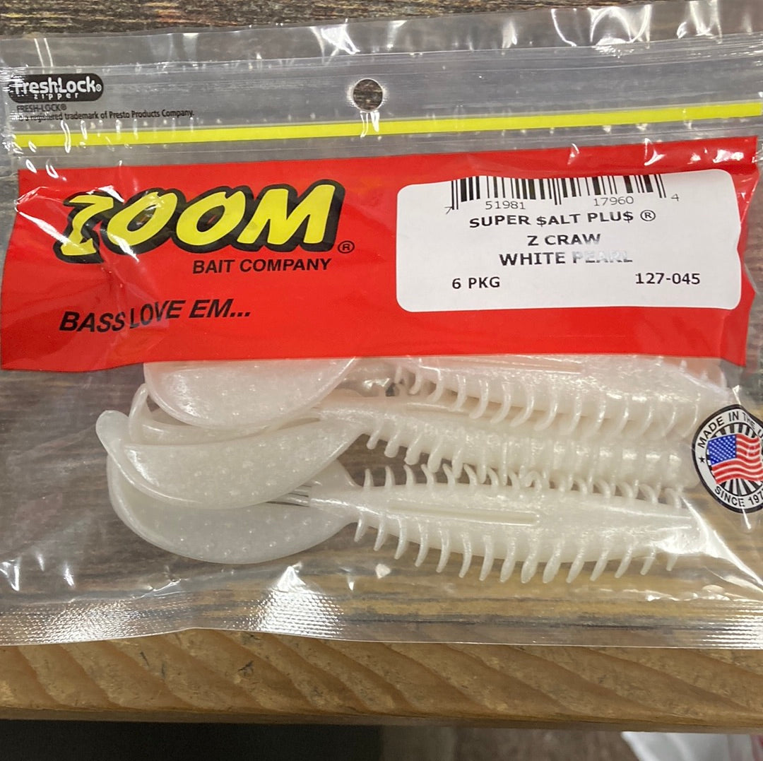 Zoom Z Craw - White Pearl