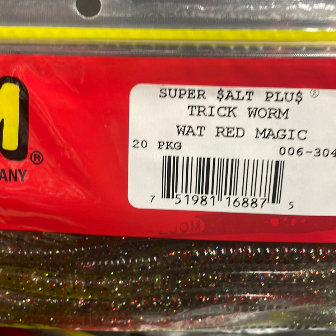 Zoom Trick Worm - Watermelon Red Magic