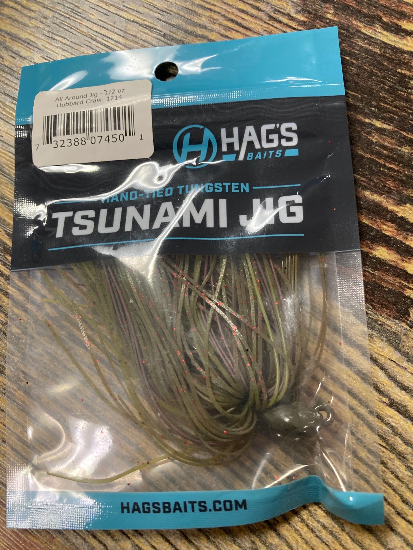 Hags Tsunami Jig 1/2 oz Hubbard Craw