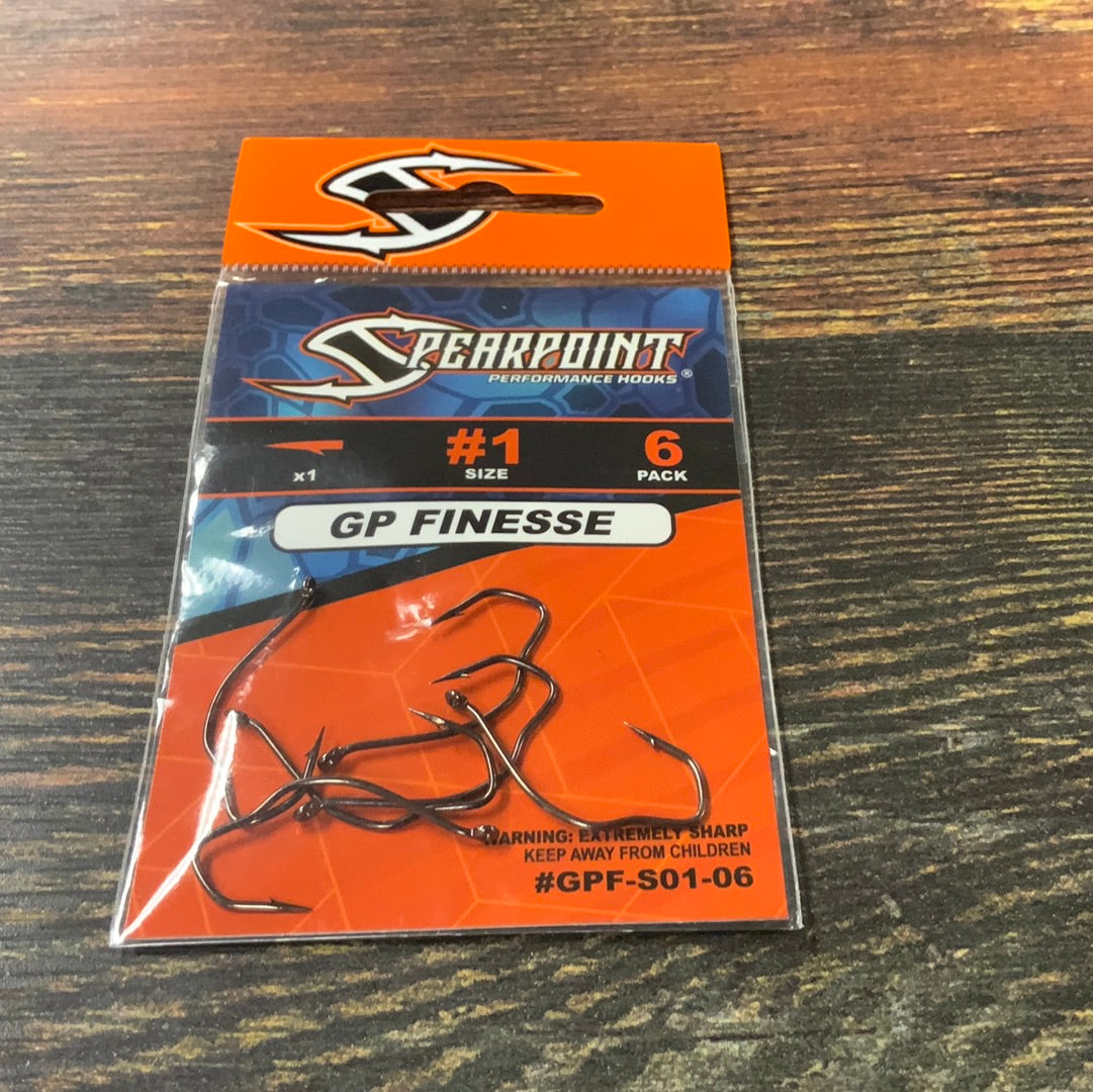 Spearpoint GP Finesse #1 Hook 6pk
