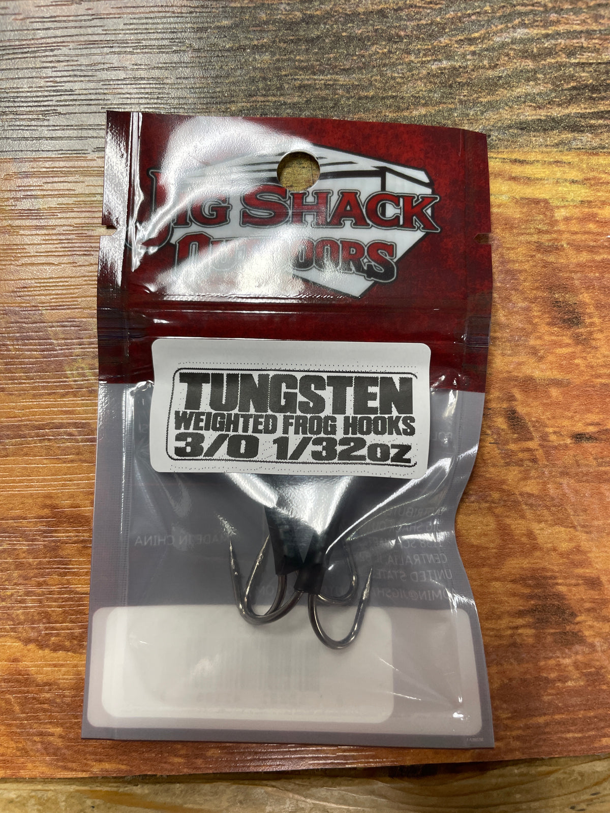 Jig Shack Weighted Frog Hooks 1/32 oz. 3/0