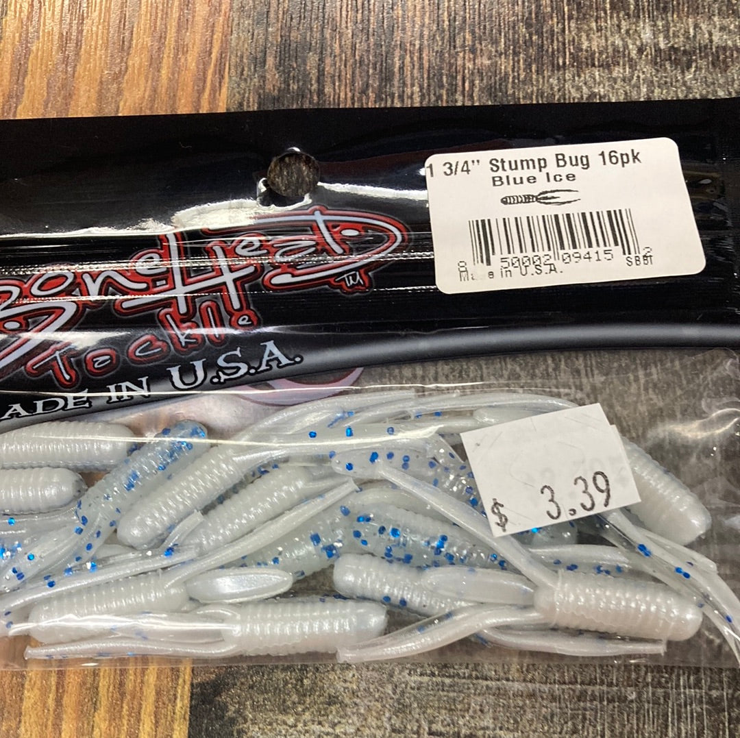 Bone Head Stump Bug 1-3/4" Blue Ice