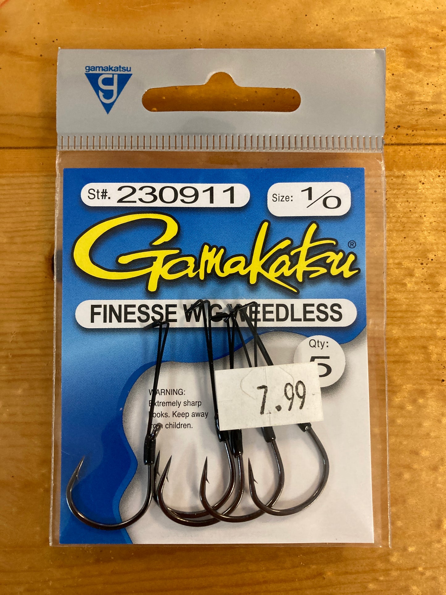 Gamakatsu Finesse WG Weedless 1/0