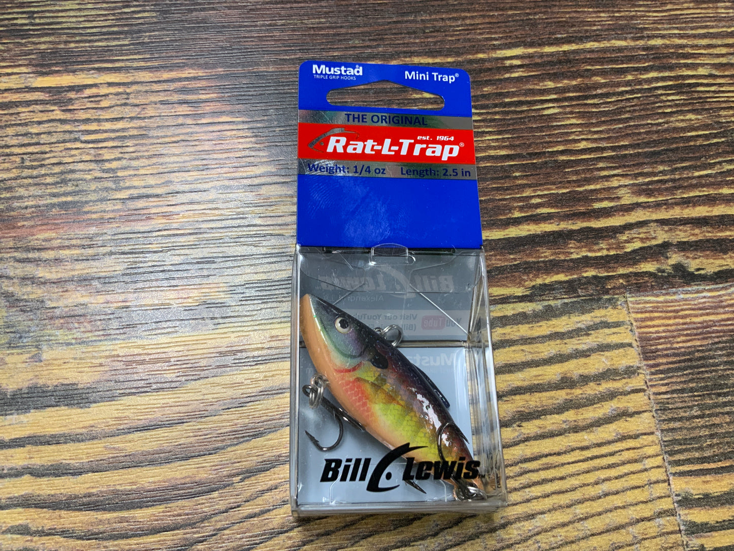 Bill Lewis Mini Trap 1/4 oz. Sunrise Perch
