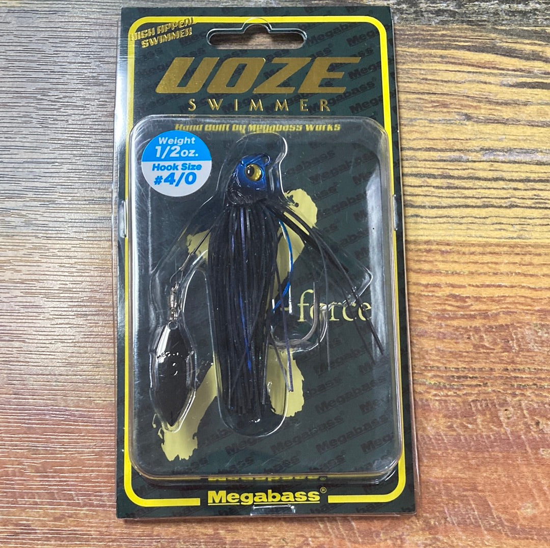 Megabass Uoze Swimmer 1/2 oz. 4/0 Black Blue