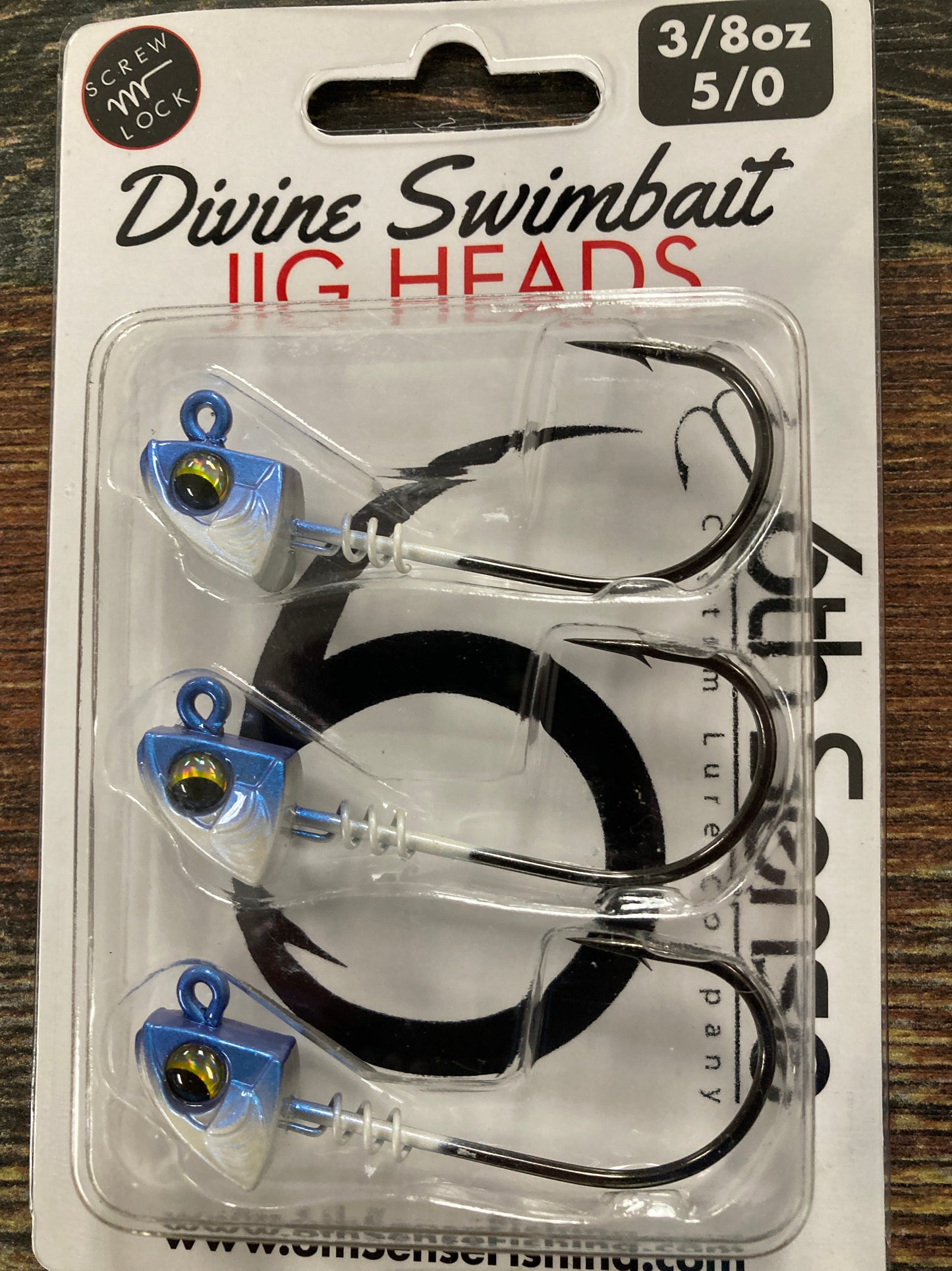 6th Sense Divine Swimbait Jig Heads 3/8 oz. 5/0 Live Shad