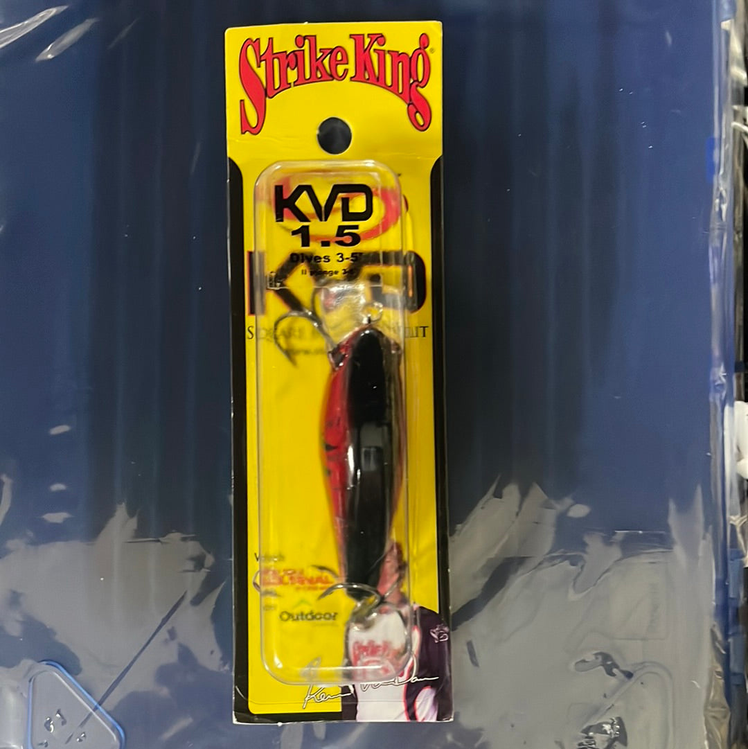 Strike King KVD 1.5 Dives 3-5’ Delta Red