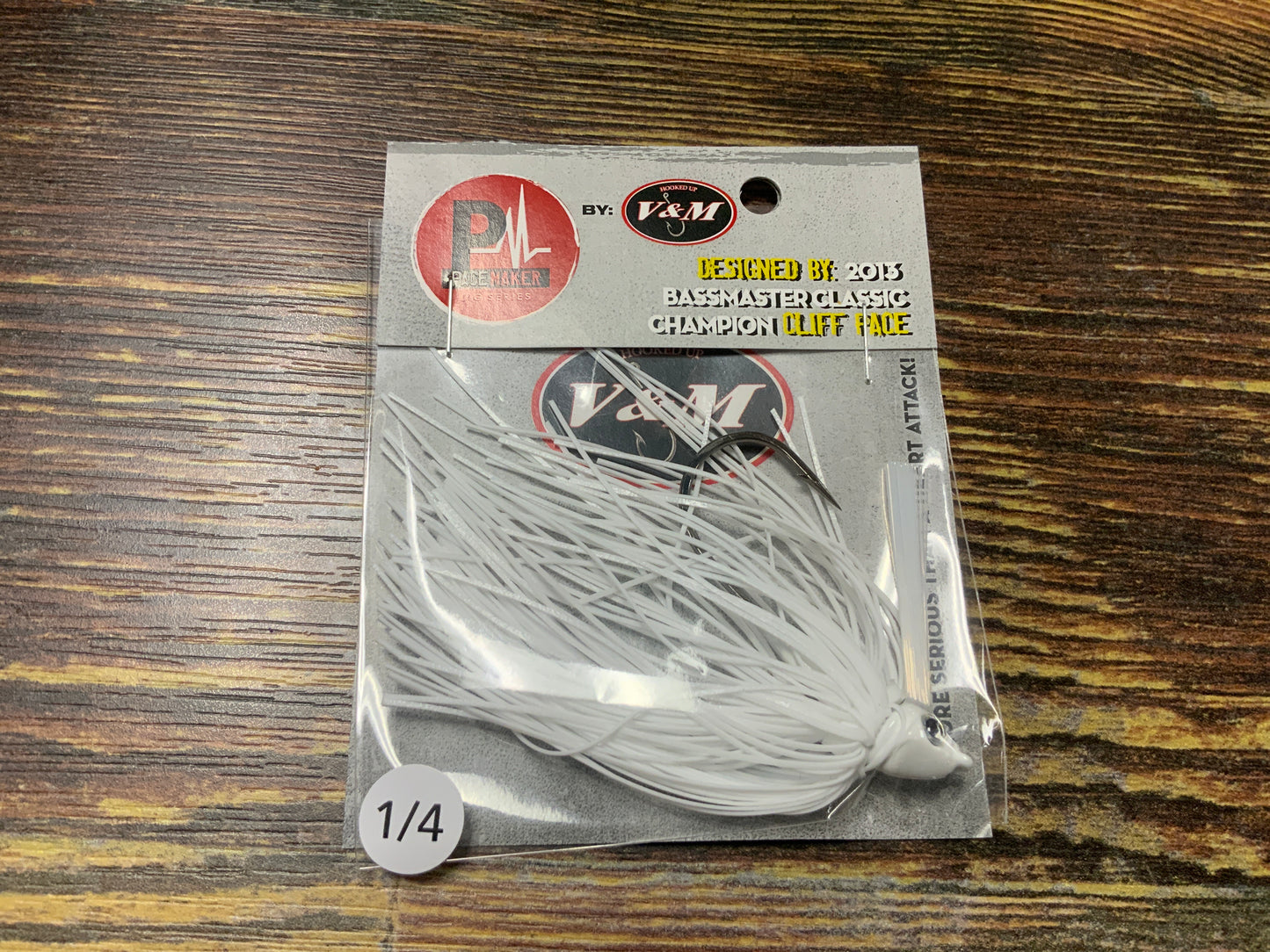 V&M Pulse Swim Jig 1/4 oz. Glimmer Shad