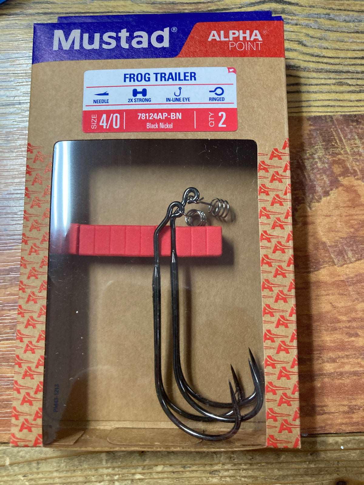 Mustad 4/0 Double Frog Hook Titan