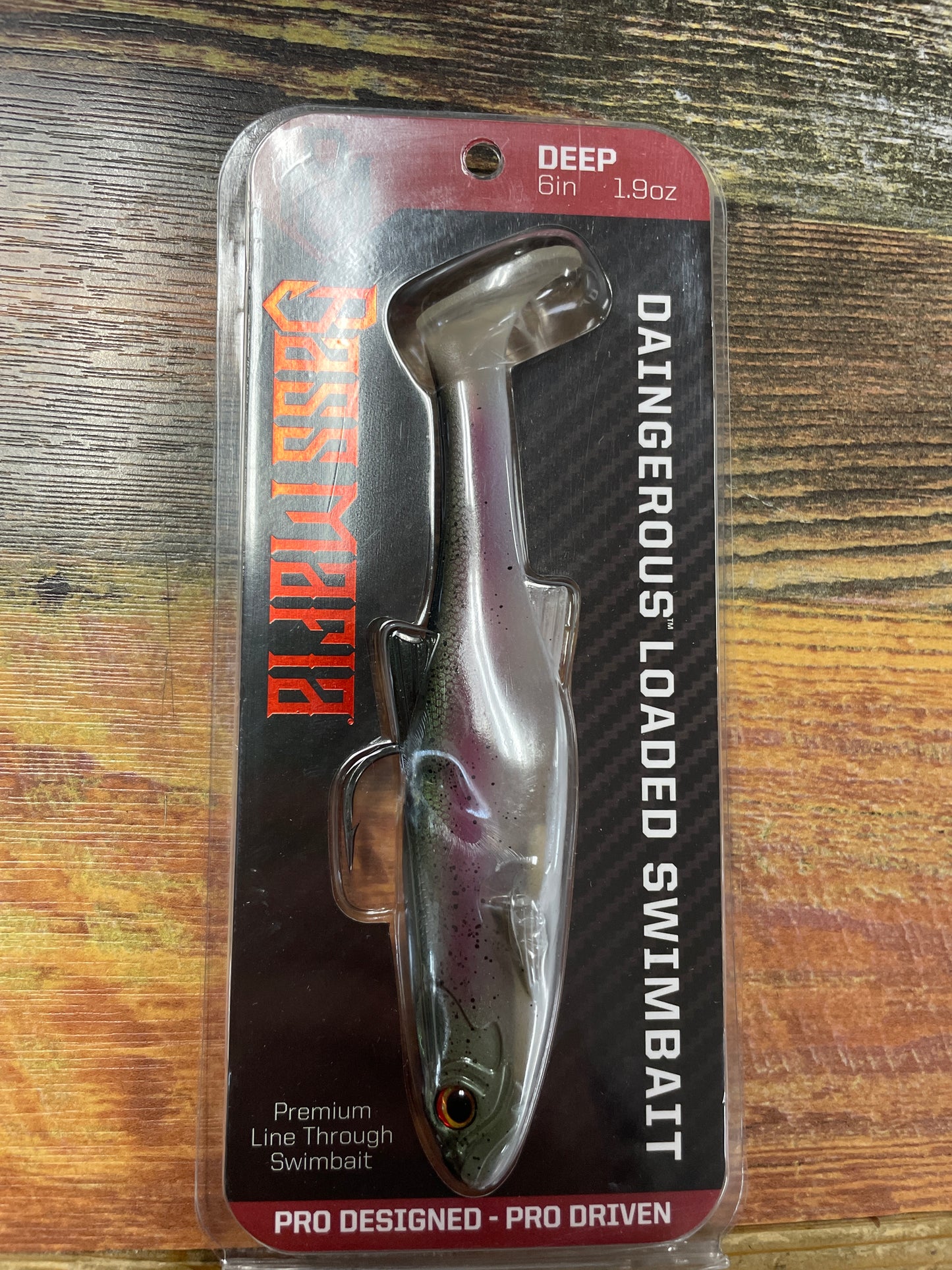 Bass Mafia Dangerous Loaded Swimbait 1.9 oz. 6” Texas Gizzard