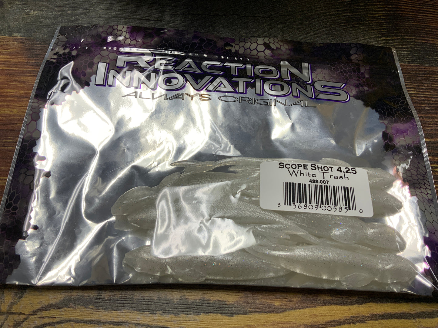 Reactions Innovations Scope Shot 4.25" White Trash