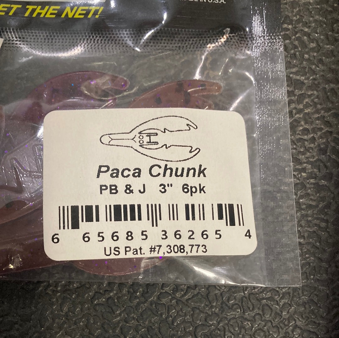 Net Bait Paca Chunk 3” PB&J