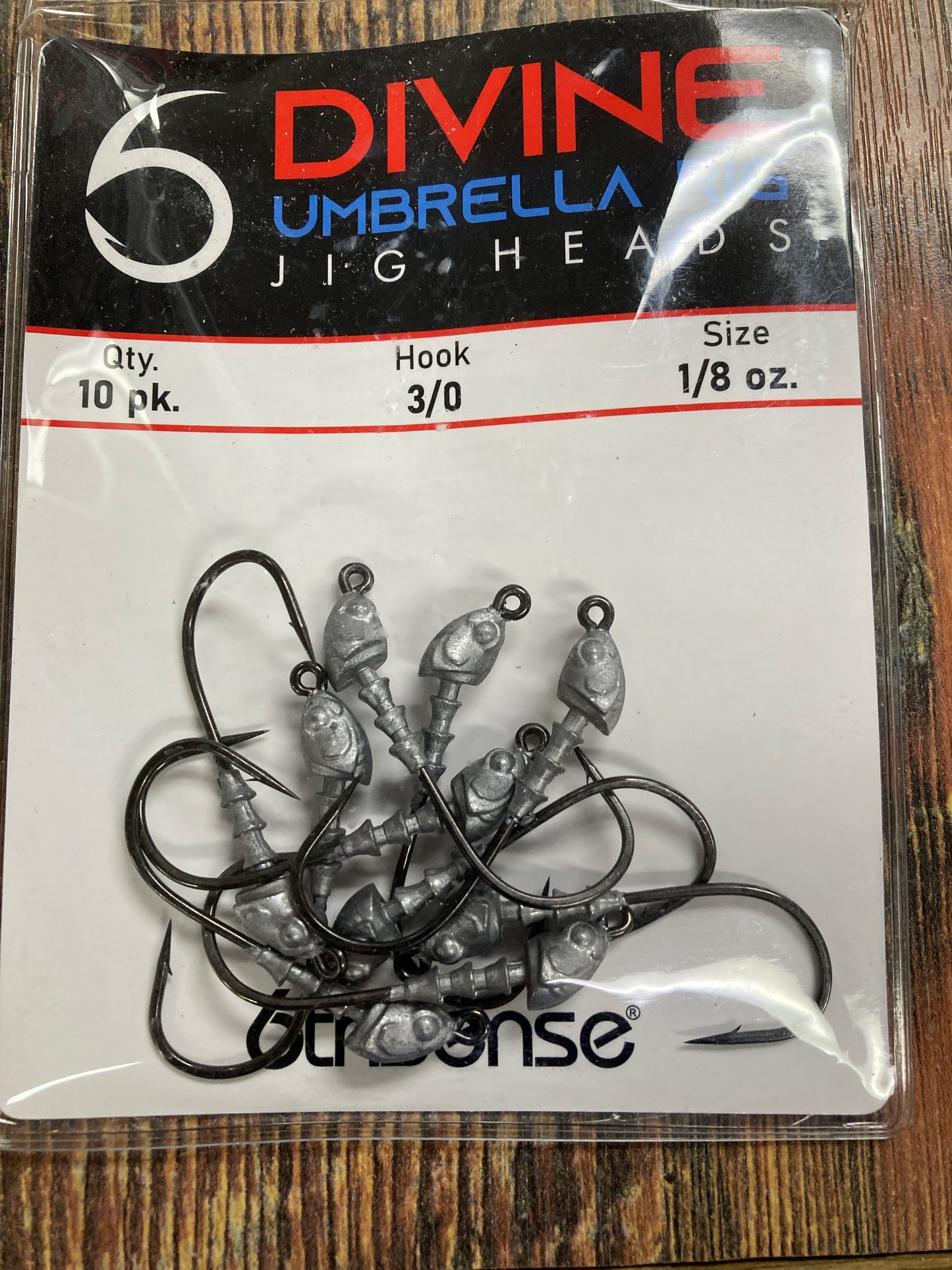 6th Sense Divine Umbrella Jig Heads 1/8 oz. 3/0 Lead