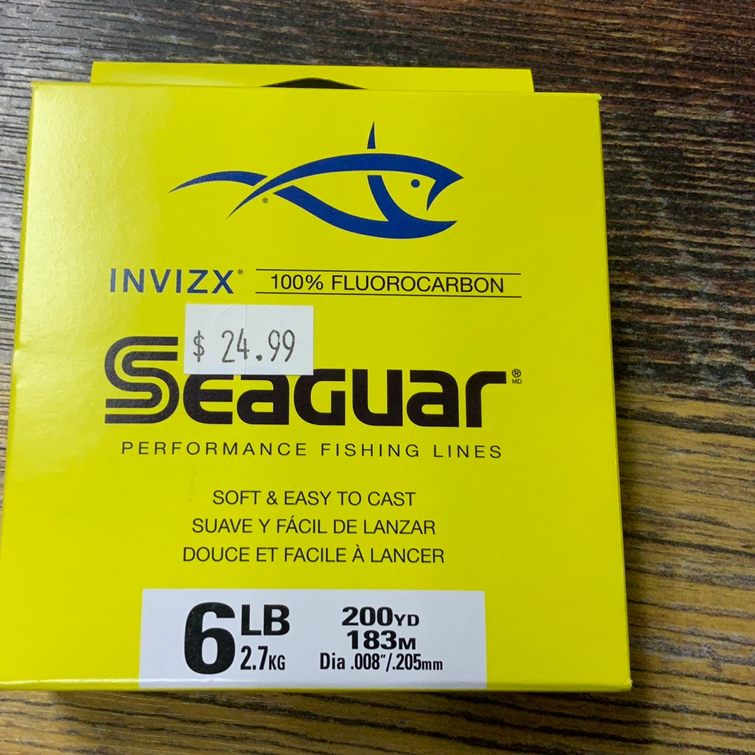Seaguar Invizx Fluoro 6lb. 200 yds