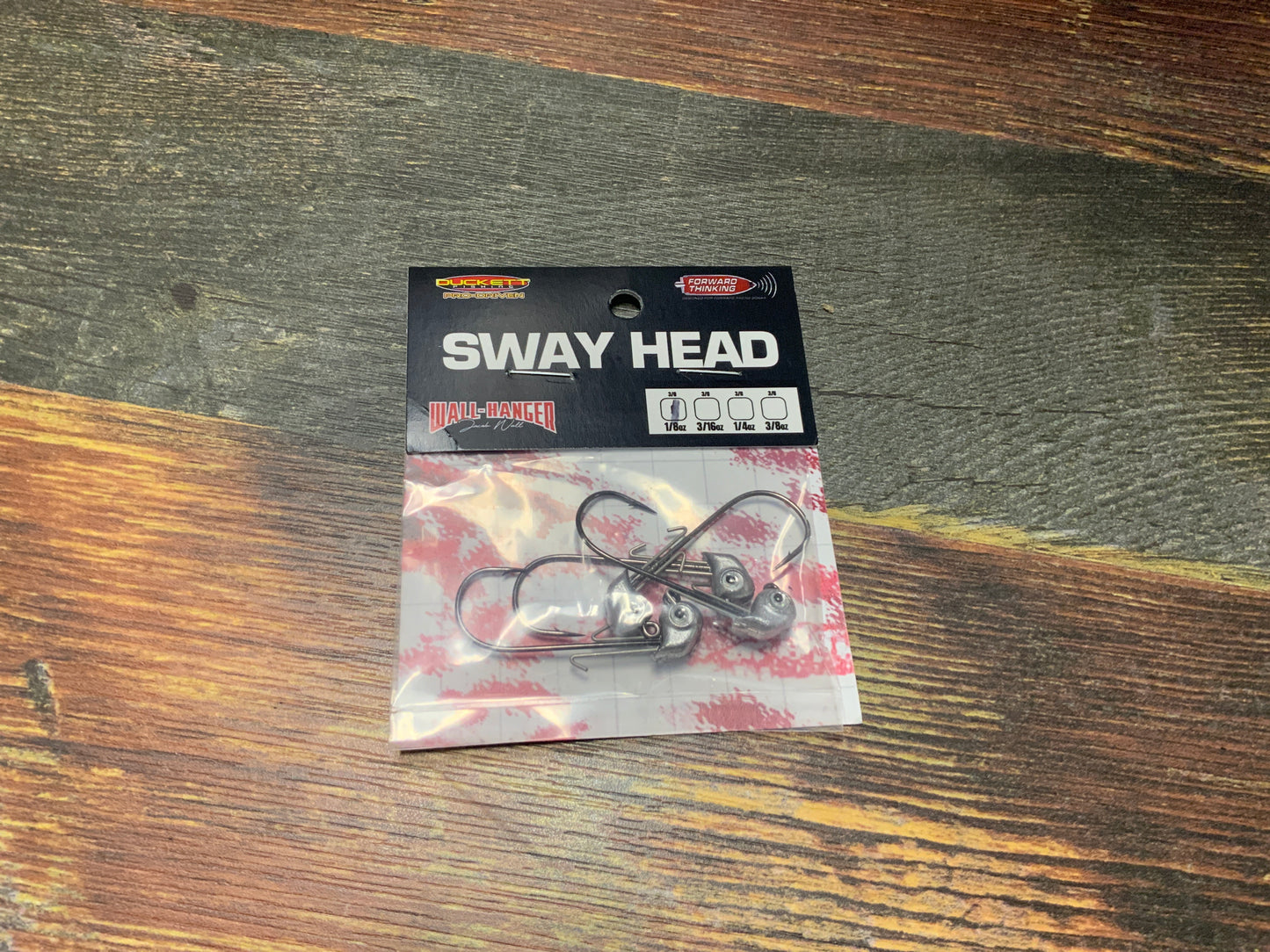 Duckett Sway Jig Head 1/8 oz. Black Nickle