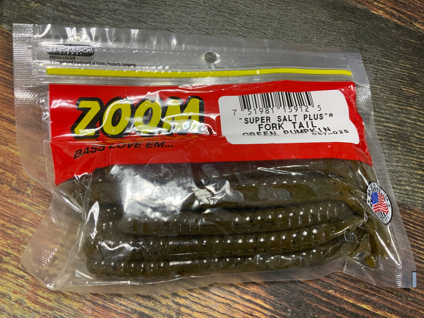 Zoom Fork Tail - Green Pumpkin