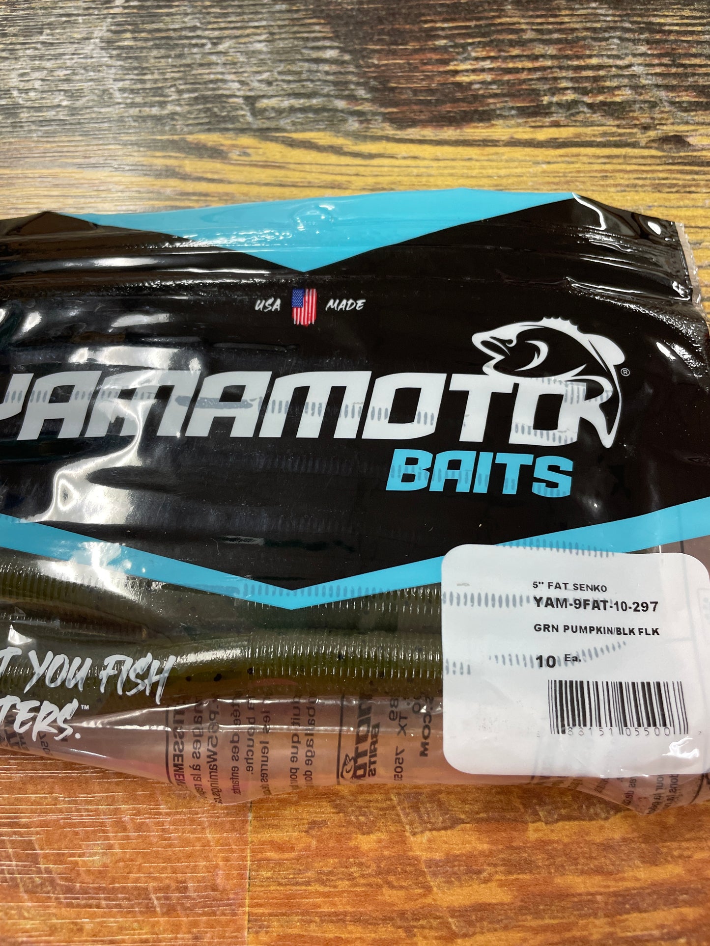 Yamamoto Senko Fat 6" Green Pumpkin