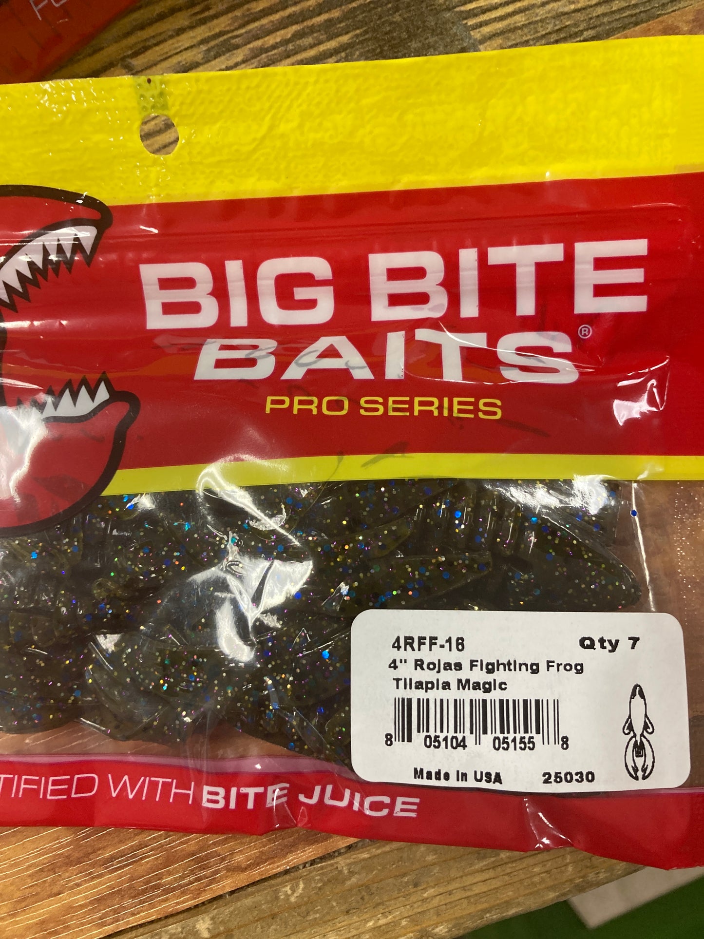 Big Bite Baits Rojas Fighting Frog 4” Tilapia Magic