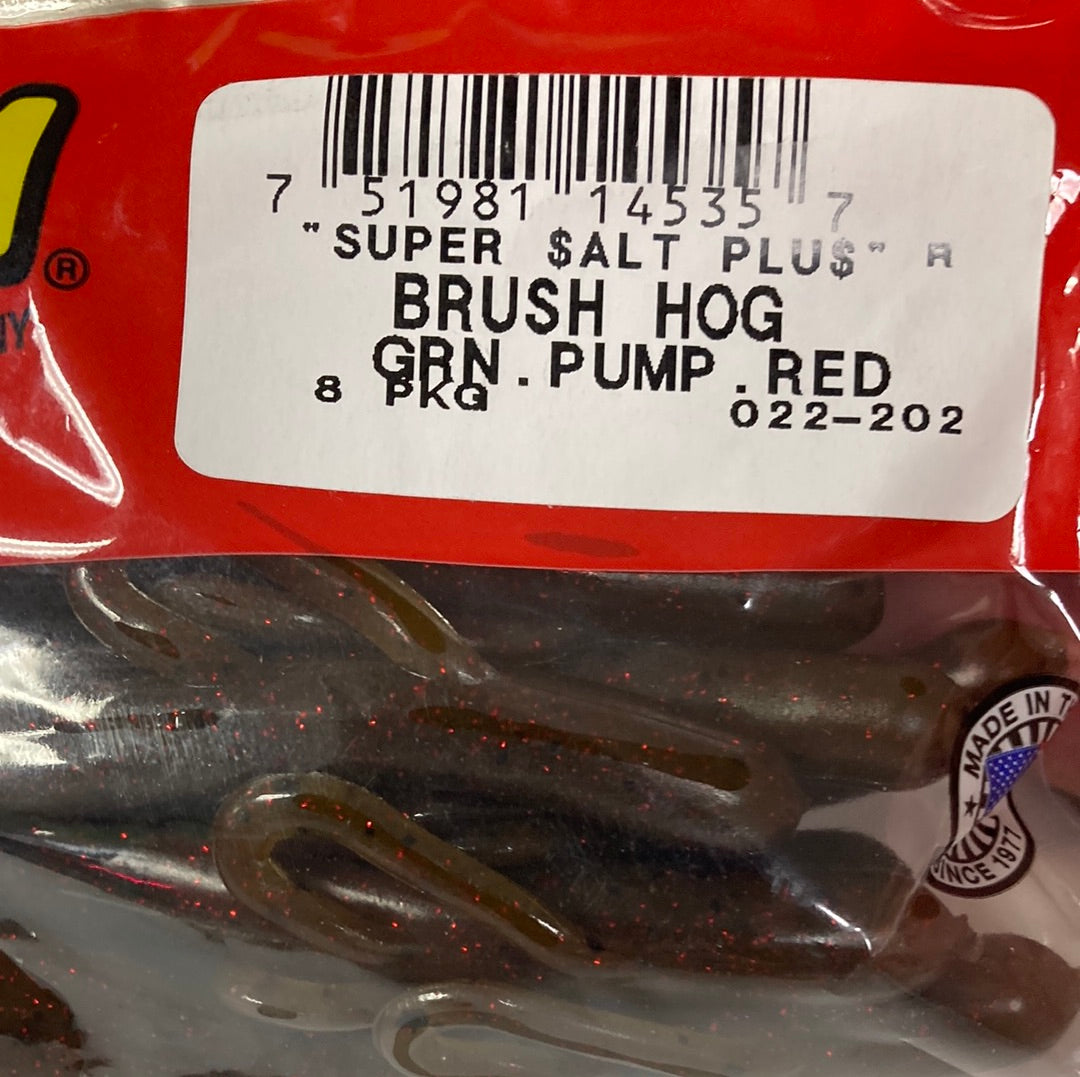 Zoom Brush Hog - Green Pumpkin Red