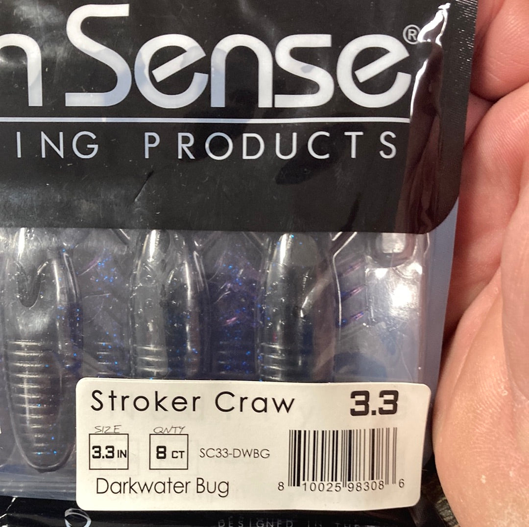 6th Sense Stroker Craw 3.3 Darkwater Bug