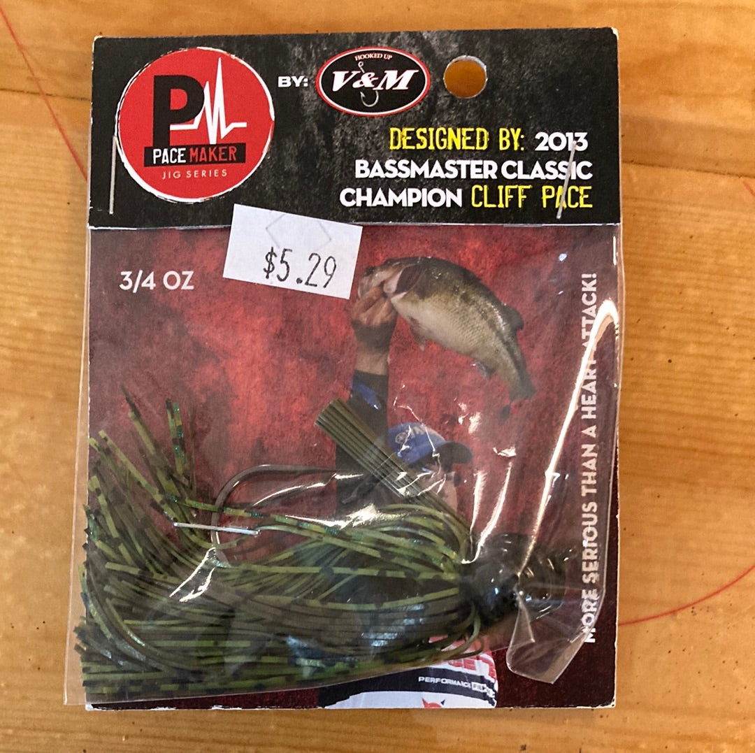 V&M Flatline Football Jig 3/4 oz. Money Maker
