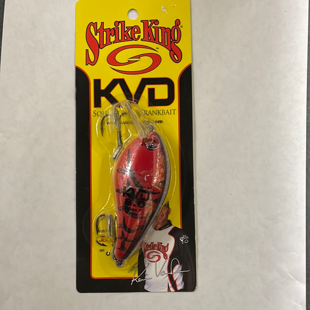 Strike King KVD 8.0 Square Bill Dives 7’ Delta Red