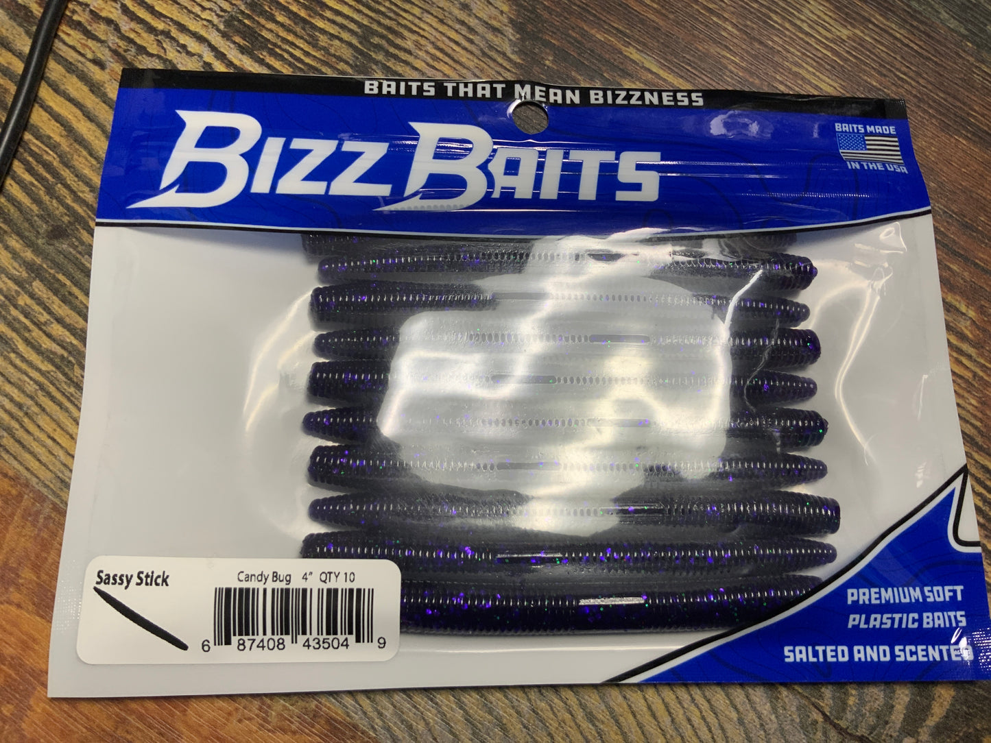 Bizz Baits Sassy Stick 4" Candybug