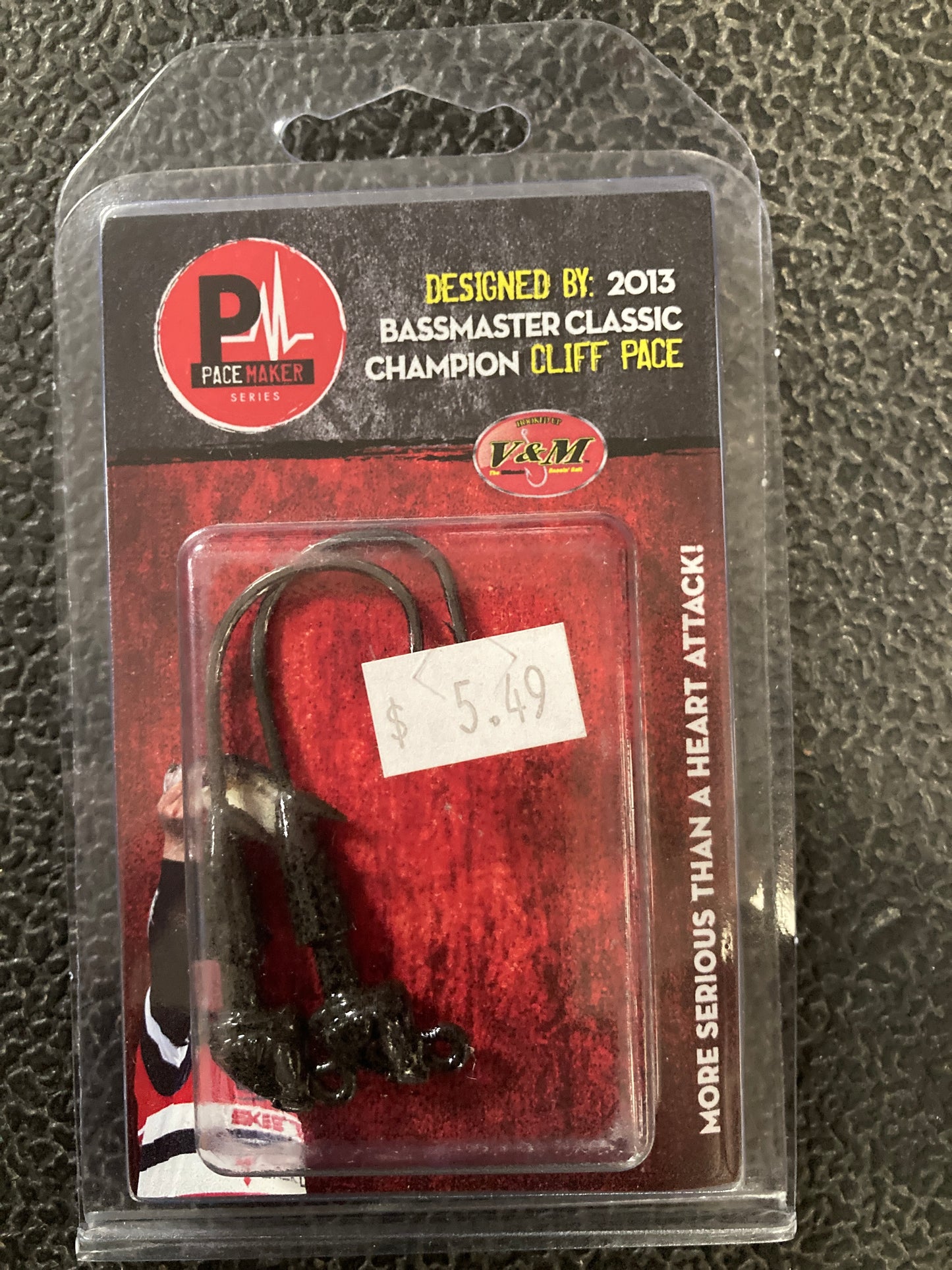 V&M Swim Bait Head 3/8 oz. Green Pumpkin