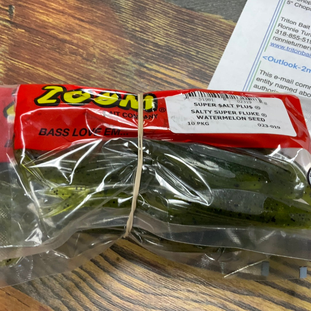 Zoom Super Fluke - Watermelon Seed