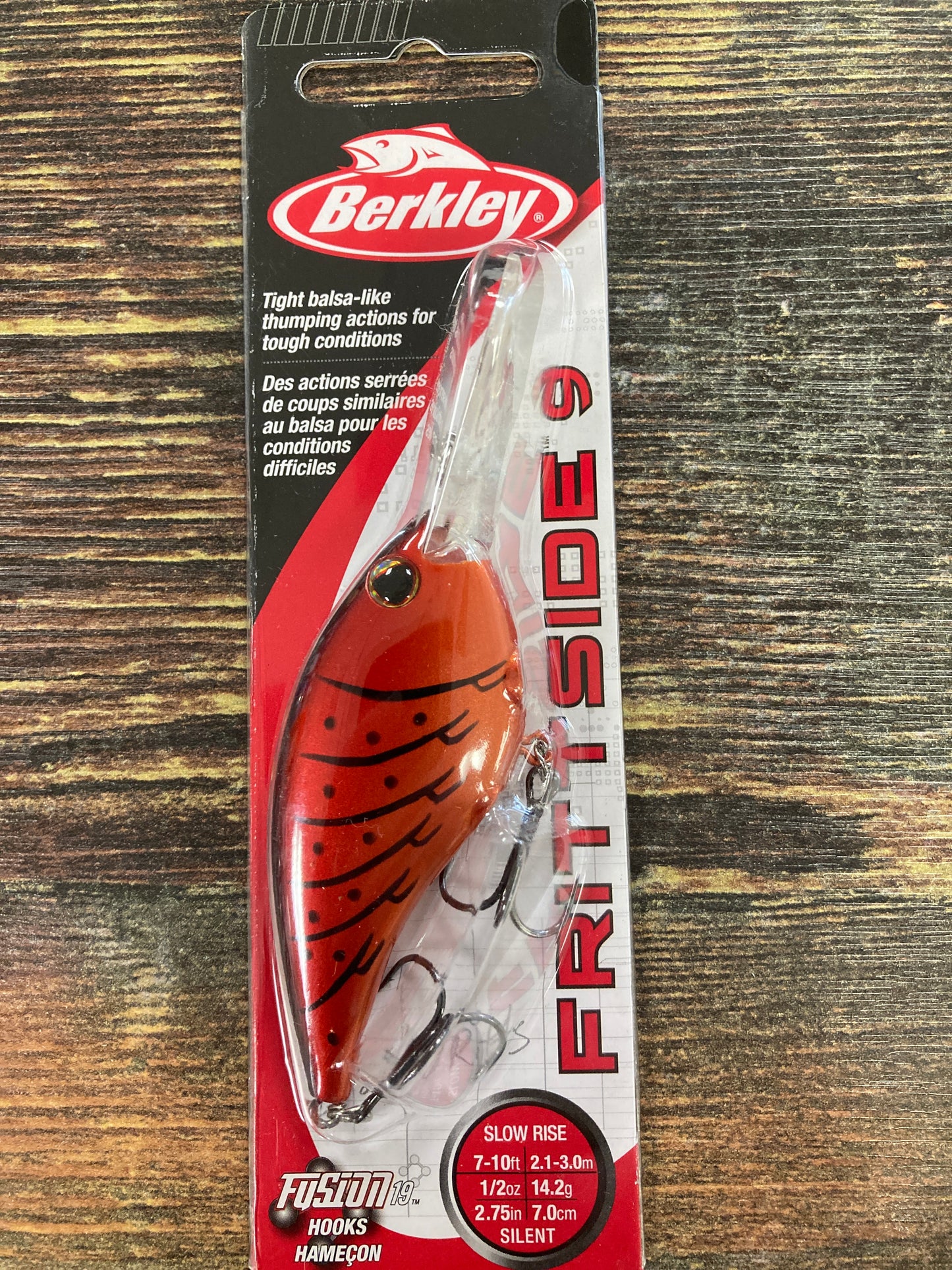 Berkley Frittside 9 - 1/2 oz. 2.75” Candy Apple Red Craw